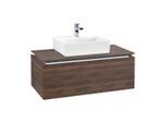 Villeroy & Boch Legato Waschtischunterschrank B603L0VH 100x38x50cm, mit LED-Beleuchtung, Arizona Oak