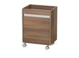 Duravit Ketho Rollcontainer KT2530L7979 50x36x67cm, Tür links, nussbaum natur