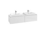 Villeroy & Boch Legato Waschtischunterschrank B692L0DH 160x38x50cm, mit LED-Beleuchtung, Glossy White