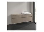 Villeroy und Boch Collaro Waschtischunterschrank C02300VM 160x54,8x50cm, Waschtisch rechts, taupe