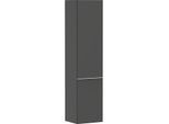 hansgrohe Xelu Q Hochschrank 54136700 370x400x1650mm, Türanschlag links, diamantgrau matt, mattweiß