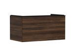 hansgrohe Xelu Q Waschtischunterschrank 54061670 980x485x550mm, mit Schubkasten, Nussbaum dunkel, mattschwarz