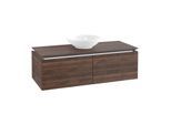 Villeroy & Boch Legato Waschtischunterschrank B609L0VH 120x38x50cm, mit LED-Beleuchtung, Arizona Oak