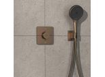 hansgrohe ShowerSelect Comfort Q Thermostat 15583140 UP, für 2 Verbraucher, ohne Sicherungskombination EN 1717, brushed bronze