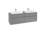 Villeroy & Boch Legato Waschtischunterschrank B69300FP 160x55x50cm, Glossy Grey
