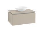 Villeroy & Boch Legato Waschtischunterschrank B60100VK 80x38x50cm, Soft Grey