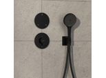 hansgrohe ShowerSelect Comfort S Thermostat 15562670 UP, für 1 Verbraucher und einen zusätzlichen Abgang, mattschwarz