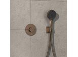hansgrohe ShowerSelect Comfort S Thermostat 15554140 UP, für 2 Verbraucher, ohne Sicherungskombination EN 1717, brushed bronze