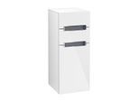 Villeroy und Boch Subway 2.0 Seitenschrank A7131SDH 35,6x85,7cm, rechts, Griff chrom, weiss, glossy white