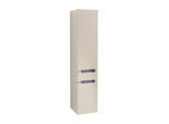 Villeroy und Boch Subway 2.0 Hochschrank A70710VK 35 x 165 x 37 cm, links, Griff chrom, soft grey