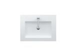 LAUFEN Living Square Waschtisch 8164310001041 65 x 48 cm, weiss, mit Überlauf, 1 Hahnloch