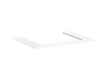 hansgrohe Xelu Q Konsole 54109050 780 x 550 mm, Ausschnitt 600 x 480 mm, weiß hochglanz