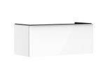 hansgrohe Xelu Q Waschtischunterschrank 54062700 1180x485x550mm, Schubkasten, weiß hochglanz, mattweiß