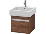 Duravit Ketho Waschtisch-Unterschrank KT668502121 45 x 44 cm, nussbaum dunkel, 1 Auszug, wandhängend