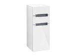 Villeroy und Boch Subway 2.0 Seitenschrank A7121SDH 35,6x85,7cm, links, Griff chrom, weiss, glossy white