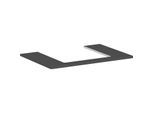 hansgrohe Xelu Q Konsole 54094910 780 x 550 mm, Ausschnitt 500 x 480 mm, diamantgrau matt