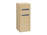 Villeroy und Boch Subway 2.0 Seitenschrank A7130RVJ 35,6x85,7cm, rechts, Griff silbermatt, silbergrau, nordic oak
