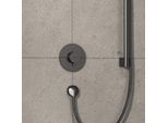 hansgrohe ShowerSelect Comfort S Thermostat 15553340 UP, für 1 Verbraucher, brushed black chrome