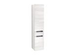 Villeroy & Boch Subway 2.0 Hochschrank A70800E8 35x165x37cm, rechts, Griff silbermatt, white wood
