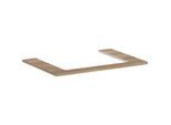 hansgrohe Xelu Q Konsole 54109230 780 x 550 mm, Ausschnitt 600 x 480 mm, Eiche Natur
