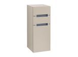 Villeroy und Boch Subway 2.0 Seitenschrank A7120SVK 35,6x85,7cm, links, Griff silbermatt, weiss, soft grey