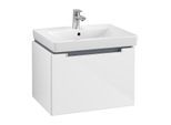 Villeroy & Boch Subway 2.0 Waschtischunterschrank A68700DH 58,7 x 42 x 45,4 cm, Glossy White
