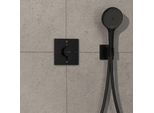 hansgrohe ShowerSelect Comfort E Thermostat 15572670 Unterputz, für 2 Verbraucher, ohne Sicherungskombination EN 1717, mattschwarz