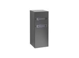 Villeroy & Boch Subway 2.0 Seitenschrank A7120SPD 35,4x85,7x37cm, links, Griff silbermatt, weiss, black matt lacquer