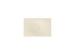Bette BetteAir Duschfliese 7353-001T2 1200 x 800 mm, pergamon, Rechteck, glasierter Titan-Stahl, mit Minimum-Täger