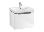 Villeroy & Boch Subway 2.0 Waschtisch-Unterschrank A68610DH 53,7x42x42,3cm, 1 Auszug, Griff chrom, glossy white