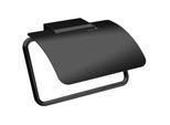 Emco Flow Papierhalter 270013301 schwarz, mit Deckel