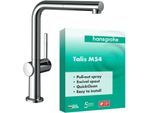 hansgrohe Talis Küchenarmatur 72808000 Ausziehauslauf, 1jet, chrom