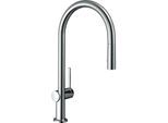 hansgrohe Talis M54 Küchenarmatur 72801000 mit Ausziehbrause 2jet, sBox, chrom