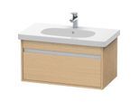 Duravit Ketho Waschtisch-Unterschrank KT666703030 80 x 45,5 cm, Eiche natur, 1 Auszug, wandhängend