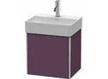 Duravit XSquare Waschtisch-Unterschrank XS4060L9494 43,4x39,7x34cm, Tür links, Aubergine seidenmatt