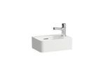 LAUFEN Val Handwaschbecken H8152800001061 34x22cm, unterbaufähig, mit Überlauf, Hahnloch rechts, weiß