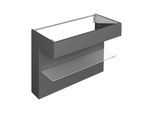 Keuco Edition 11 Art Waschtischunterschrank 32510541200 120x87x49cm, mit Ablage, Lack seidenmatt, smoke