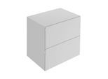 Keuco Edition 11 Art Sideboard 32542550801 80x70x49cm, 2 Frontauszüge, Innenbeleuchtung, Lack seidenmatt, manhattan