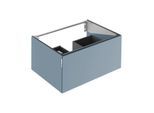 Keuco Waschtischunterschrank Edition 11 Art 32511530801 80x35x49cm, 1 Frontauszug, Innenbeleuchtung, Lack seidenmatt, blue satin