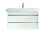 Duravit Ketho Waschtisch-Unterschrank KT664702222 80 x 45,5 cm, weiß hochglanz, 2 Schubkästen, wandhängend