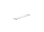 Hewi System 162 Ablage 162.03.100540 Glasplatte, 450 x 122 mm, Halter Metall verchromt