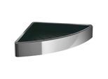 Emco Loft Eckschwammkorb 054500503 chrom/schwarz, Breite 179mm, mit Kunststoffeinsatz