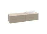 Villeroy & Boch Antao Waschtischunterschrank 1600x360x500mm K27113HK mit Struktur FK/AP: HK/3