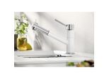 Blanco KANO-S Küchenarmatur 525040 ausziehbar, SILGRANIT-Look silgranitweiß