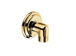 Kludi 1926 Anschlusswinkel 1210145-00 DN15, Abdeckrosette 56mm, vergoldet 23 kt