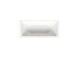 Bette BetteFree Badewanne 6830-440PLUS 180x80x45cm, Glasur, snow