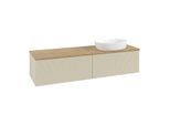 Villeroy & Boch Antao Waschtischunterschrank 1600x360x500mm L38111HJ mit Beleuchtung mit Struktur FK/AP: HJ/1