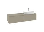 Villeroy & Boch Antao Waschtischunterschrank 1600x360x500mm L38050HK mit Beleuchtung FK/AP: HK/0