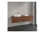 Villeroy und Boch Antao Waschtisch-Unterschrank K26152HM 160x36x50cm, Hahnlochbohrung, Waschbeckenplattenfarbe warm walnut, warm walnut