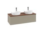 Villeroy & Boch Antao Waschtischunterschrank 1200x360x500mm K35152HK mit Struktur FK/AP: HK/2